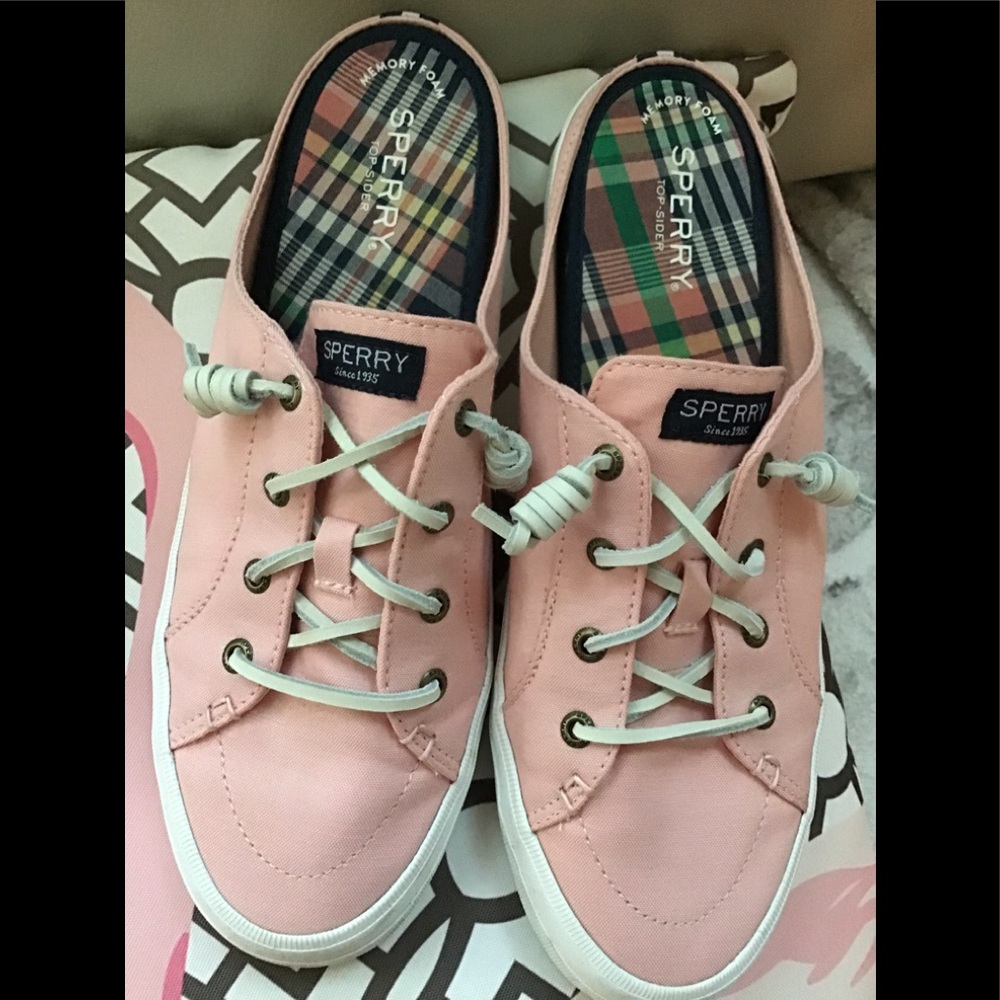 Sperry Crest Vibe, mule, ladies memory foam, size 10